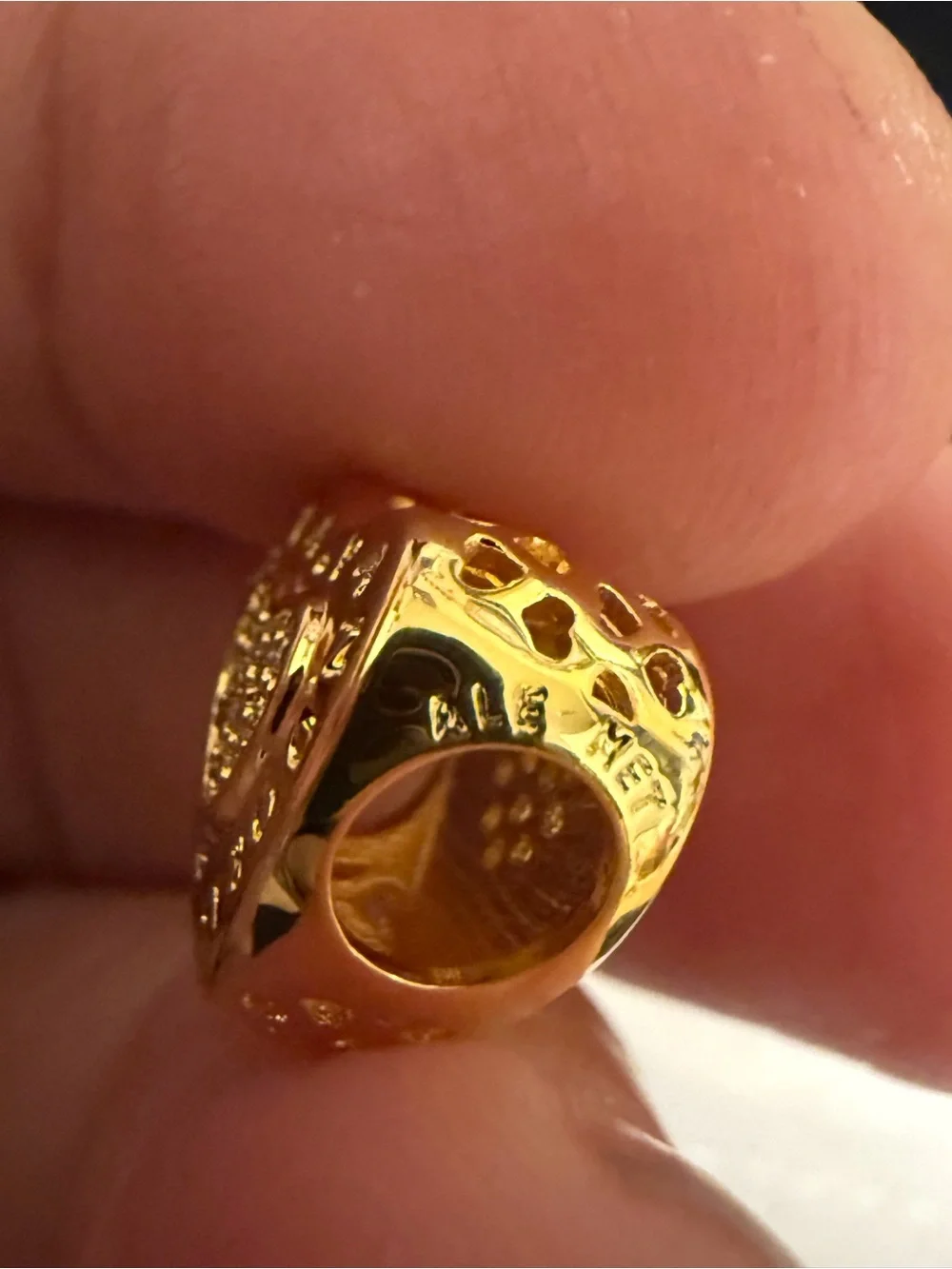 Pandora Gold Heart Pavé Charm